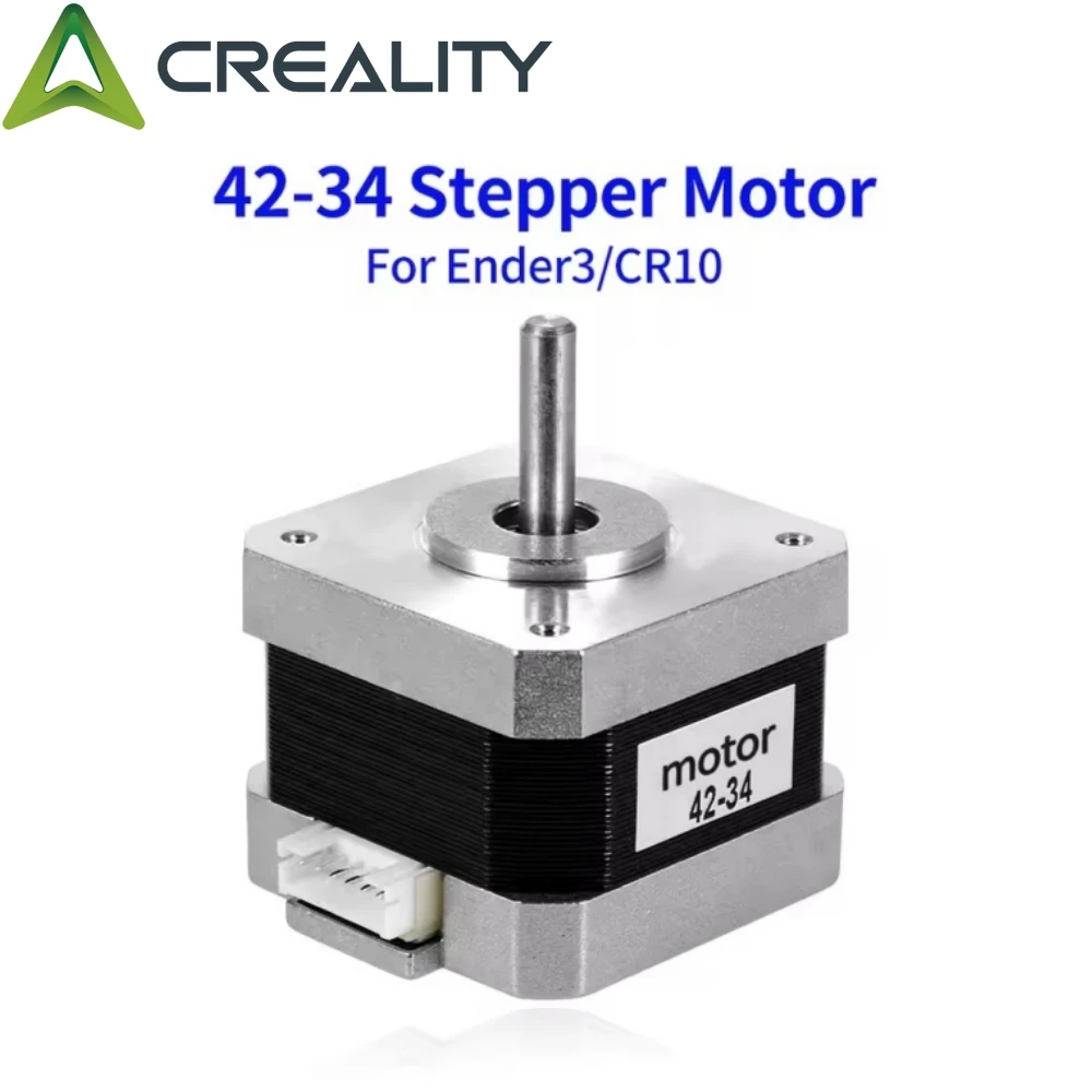 Creality 3D Printer 42-34 Stepper Motor, 2 Phase 1A 1.8 Degree 0.4N 3D Printer Extruder, Compatible with CR-10 and Ender-3
Creality 3D Printer 42-34 Stepper Motor, 2 Phase 1A 1.8 Degree 0.4N 3D Printer Extruder, Compatible with CR-10 and Ender-3