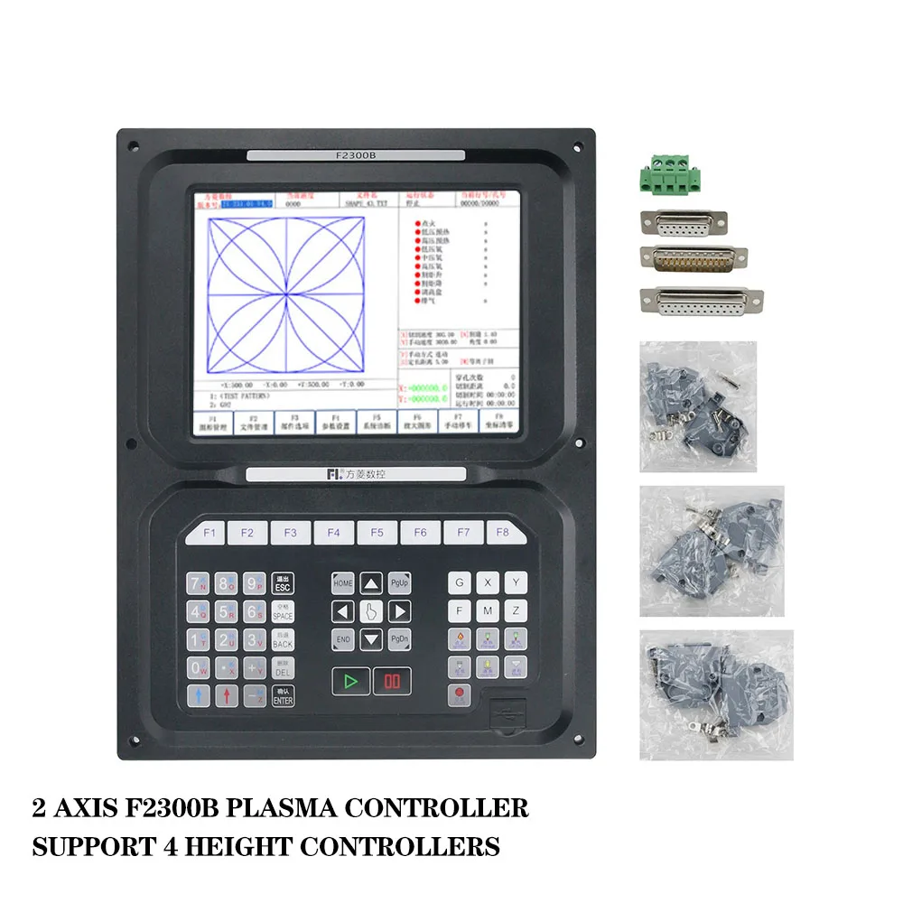 F2300B controller di movimento a 2 assi e macchina da taglio al plasma a fiamma a portale controller CNC 48 tipi di grafica stan
F2300B controller di movimento a 2 assi e macchina da taglio al plasma a fiamma a portale controller CNC 48 tipi di grafica stan