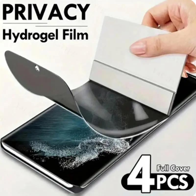 4Pcs Privacy Hydrogel Film For Samsung Galaxy S25 S24 Ultra S26 Screen Protector For Samsung S25 Plus S25 Ultra
4Pcs Privacy Hydrogel Film For Samsung Galaxy S25 S24 Ultra S26 Screen Protector For Samsung S25 Plus S25 Ultra