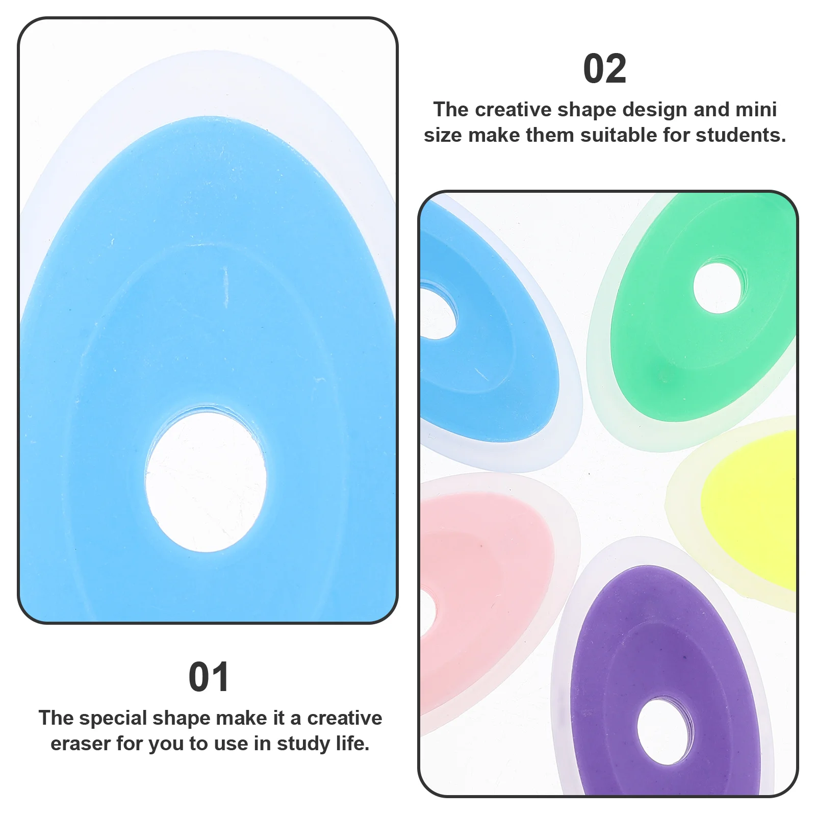 40Pcs Erasers for Gel-Pen Creative Portable Mini Student Stationery Bulk Erasers Bulk Student Stationery Pen Eraser
40Pcs Erasers for Gel-Pen Creative Portable Mini Student Stationery Bulk Erasers Bulk Student Stationery Pen Eraser