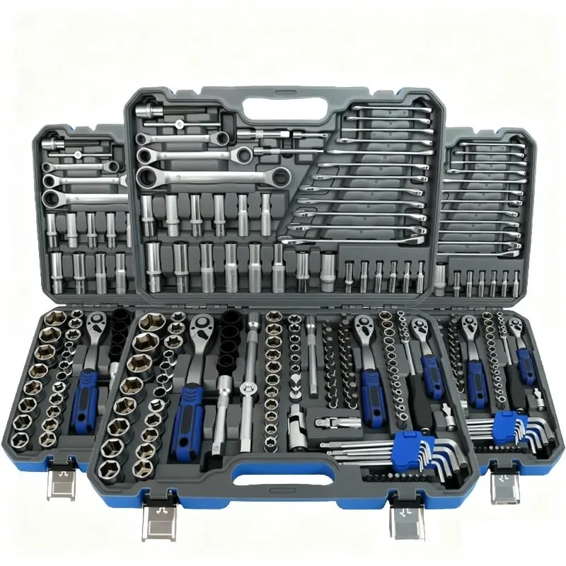 SXLL High Quality 151 Piece Pearl Nickel Matte Machinery Home Tool Set Customizable, Motorcycle Bicycle Repair OEM Tool Set
SXLL High Quality 151 Piece Pearl Nickel Matte Machinery Home Tool Set Customizable, Motorcycle Bicycle Repair OEM Tool Set