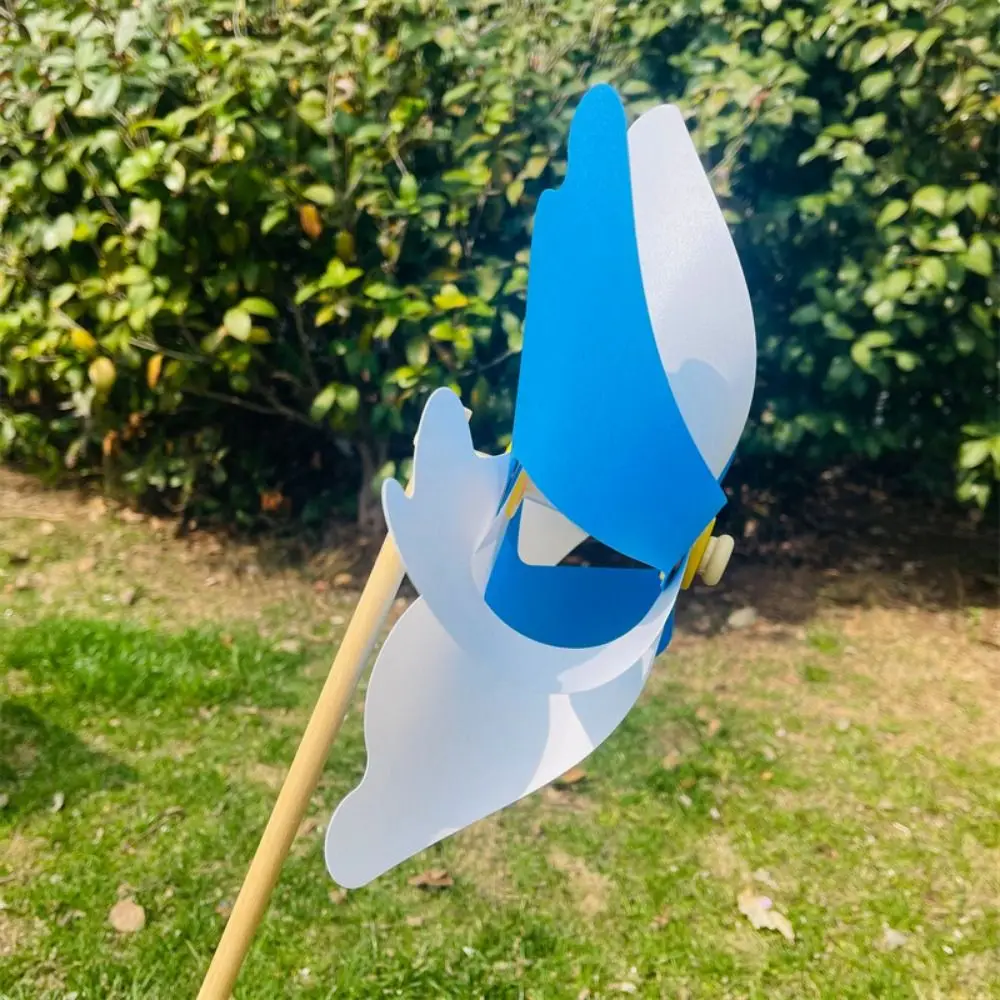2pcs Seven Leaf Colorful Pinwheel 24cm Outdoor Party Wind Spinner Blue White Yellow White Orange Color Matching Windmill
2pcs Seven Leaf Colorful Pinwheel 24cm Outdoor Party Wind Spinner Blue White Yellow White Orange Color Matching Windmill