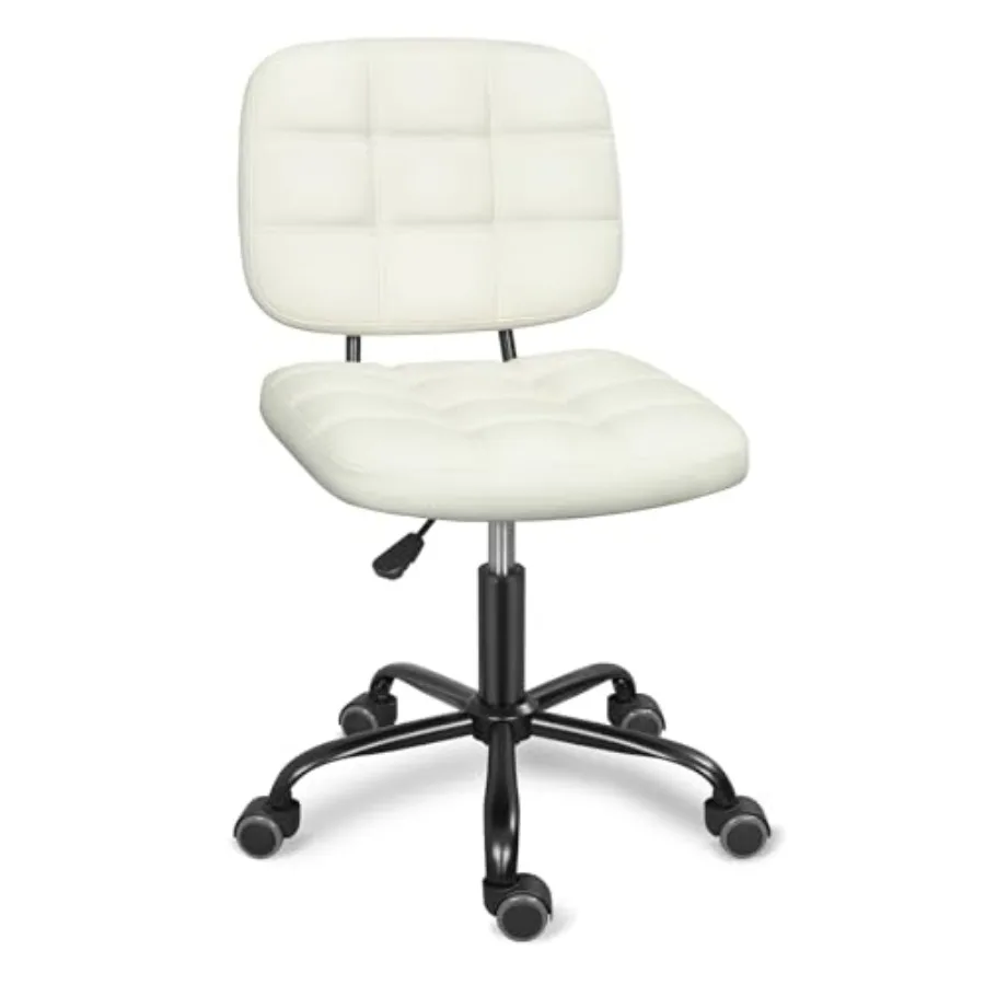 Armless Home Office Desk Chair with Wheels Modern Ergonomic Drafting Rolling Chair with 360° Swivel Wheels Height Adjustable Co
Armless Home Office Desk Chair with Wheels Modern Ergonomic Drafting Rolling Chair with 360° Swivel Wheels Height Adjustable Co