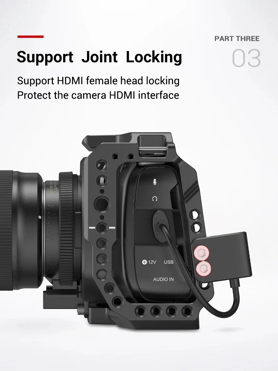 SmallRig Ultra Slim 4K Adapter Cable Full Size Male to Femal A to A/C to A /D TO A for BMPCC 4K 6K for Sony A7SIII for Panasonic
SmallRig Ultra Slim 4K Adapter Cable Full Size Male to Femal A to A/C to A /D TO A for BMPCC 4K 6K for Sony A7SIII for Panasonic