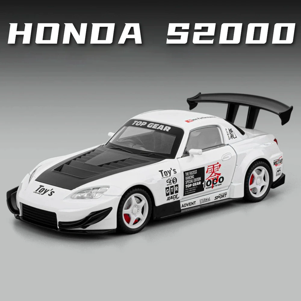 Scale 1:22 Honda S2000 NA1 Car Model Toy Alloy Body Sound Light Pull Back Models Doors Opened Toys Office Table Ornament
Scale 1:22 Honda S2000 NA1 Car Model Toy Alloy Body Sound Light Pull Back Models Doors Opened Toys Office Table Ornament