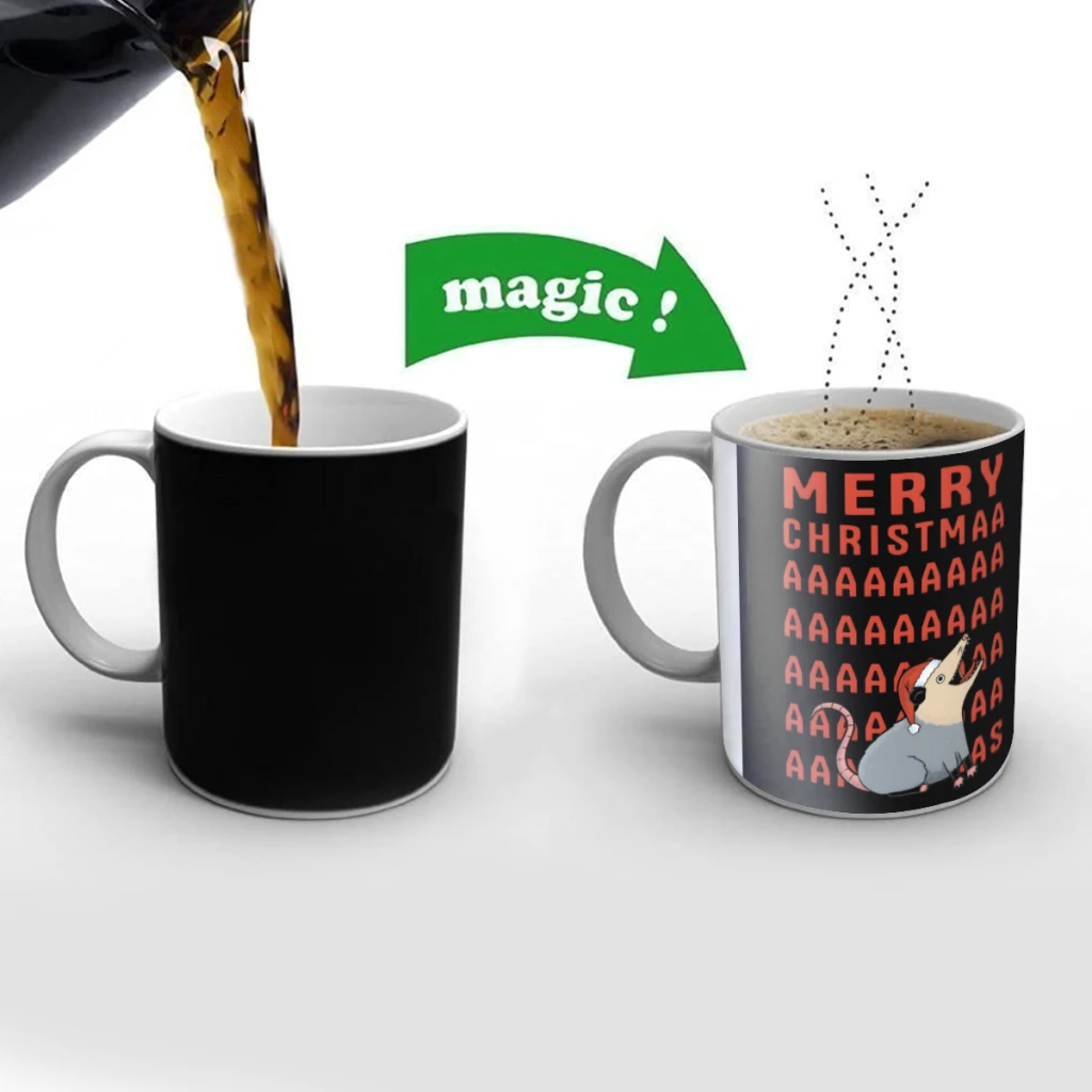 Opossum Christmas Creativity Change Color Chang mug Ceramic mug Hot Coffee Cup Breakfast Cup Mug Friend Gift
Opossum Christmas Creativity Change Color Chang mug Ceramic mug Hot Coffee Cup Breakfast Cup Mug Friend Gift