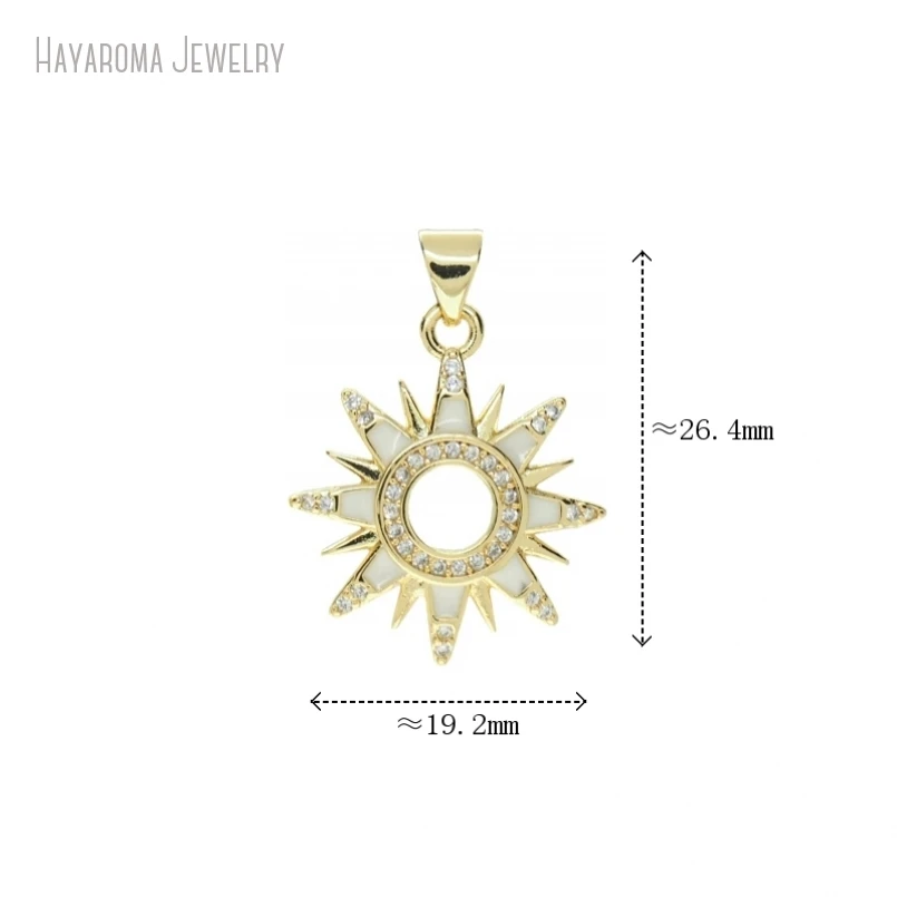 5Pcs Jewelry Gold Color Invisible Setting Copper Enamel Star Sun Wholesale Metal Cubic Zirconia Pendant
5Pcs Jewelry Gold Color Invisible Setting Copper Enamel Star Sun Wholesale Metal Cubic Zirconia Pendant