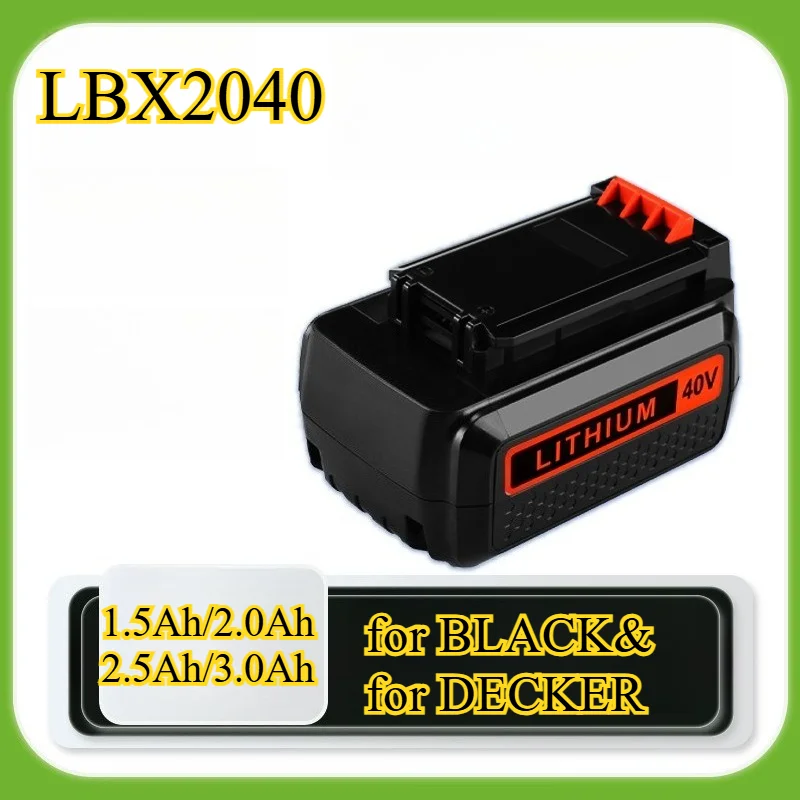 LBX2040 3000 мАч 40 В сменная литиевая батарея для BLACK и аккумуляторных электроинструментов DECKER 40 В Max LBXR2036 LBXR2040 LBXR36
LBX2040 3000 мАч 40 В сменная литиевая батарея для BLACK и аккумуляторных электроинструментов DECKER 40 В Max LBXR2036 LBXR2040 LBXR36