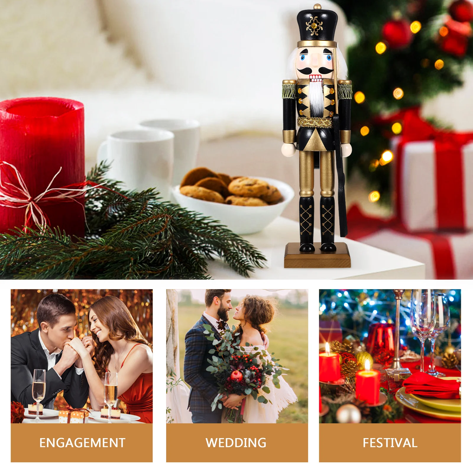 Christmas Nutcracker Decor Wood Xmas Ornament Unique Gift for Holidays Weddings Anniversaries Nutcrackers Christmas Decorations
Christmas Nutcracker Decor Wood Xmas Ornament Unique Gift for Holidays Weddings Anniversaries Nutcrackers Christmas Decorations