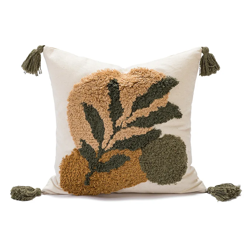 Crewel Embroidery Leaves Sofa Throw Pillow Cover, Cute Sweet Home Sofa Bed Car, Wholesale, New Fashion, FM421
Crewel Embroidery Leaves Sofa Throw Pillow Cover, Cute Sweet Home Sofa Bed Car, Wholesale, New Fashion, FM421