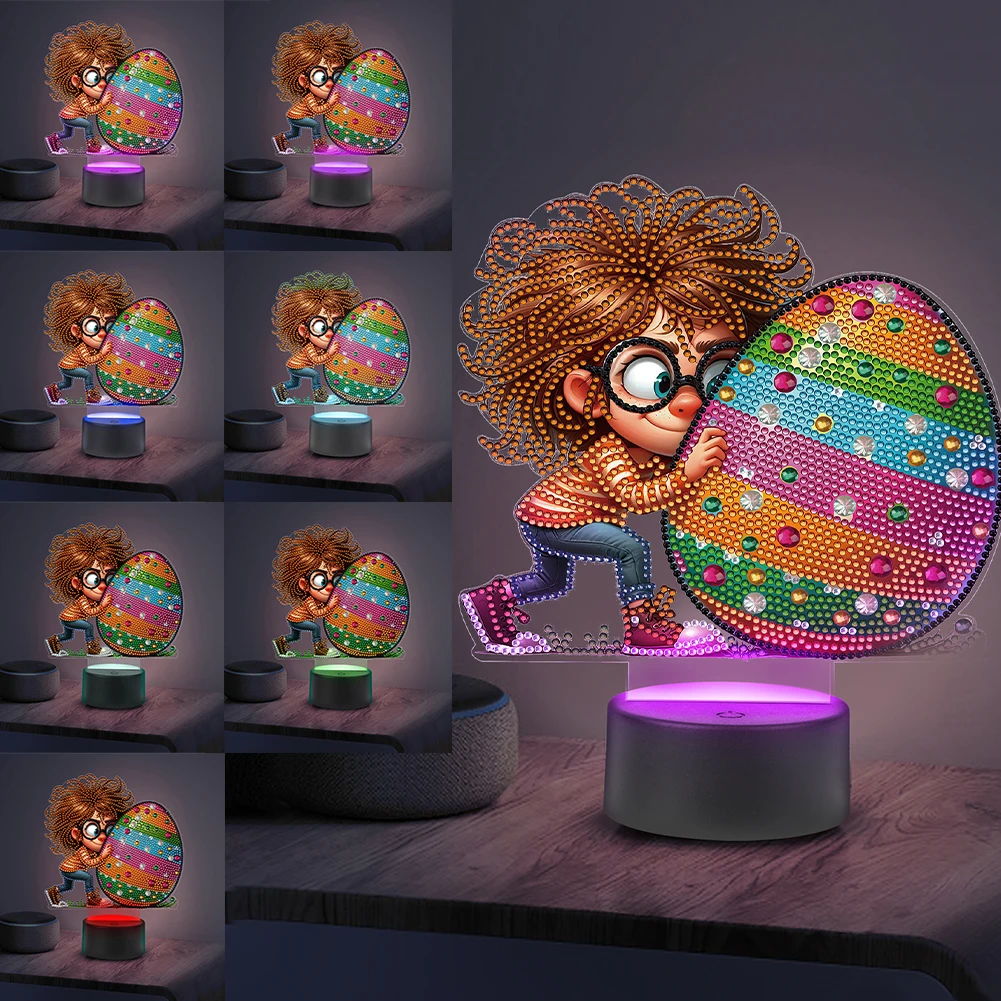 Creative Diamond Art Painting Lamp with Classic Style and Multi-Color Adjusting LED Light for Art Lovers and Home Decoration
Creative Diamond Art Painting Lamp with Classic Style and Multi-Color Adjusting LED Light for Art Lovers and Home Decoration