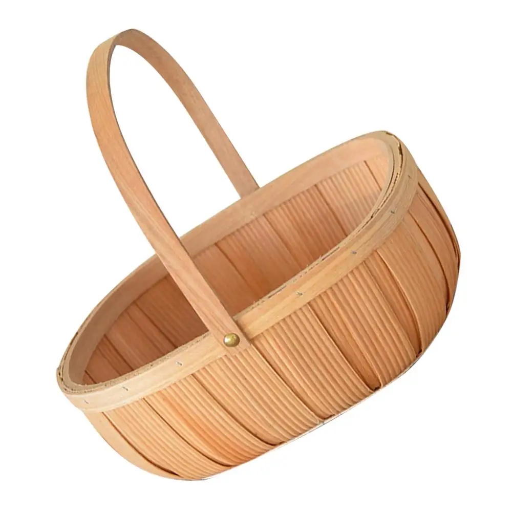 Bamboo Storage Baskets Handwoven Small Fruit Vegetable Basket with Handle Kitchen Dining Room Decor Egg Collecting Multiscene
Bamboo Storage Baskets Handwoven Small Fruit Vegetable Basket with Handle Kitchen Dining Room Decor Egg Collecting Multiscene