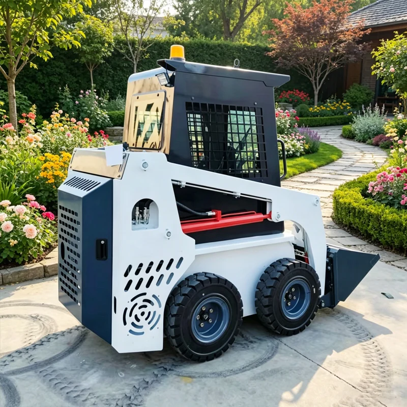 Customized Ride-on Skid Steer Loader, Full Hydraulic Wheeled Loader, Small Material Handling Equipment
Customized Ride-on Skid Steer Loader, Full Hydraulic Wheeled Loader, Small Material Handling Equipment