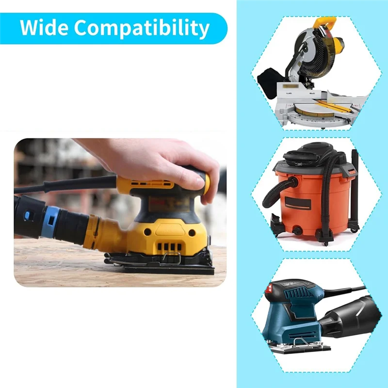 A26F-1 1/4 Inch X 17 Ft. Dust Collection Extraction Hose With 5 Fittings/Adapters For Home Workshop Vacuums And For Power Tools
A26F-1 1/4 Inch X 17 Ft. Dust Collection Extraction Hose With 5 Fittings/Adapters For Home Workshop Vacuums And For Power Tools