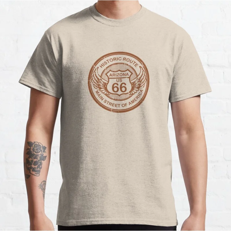 Arizona Route 66 Highway Mother Road trip USA Gift T-Shirt for Motorcycle biker 100% Cotton printed Tops Large Size Clothse
Arizona Route 66 Highway Mother Road trip USA Gift T-Shirt for Motorcycle biker 100% Cotton printed Tops Large Size Clothse