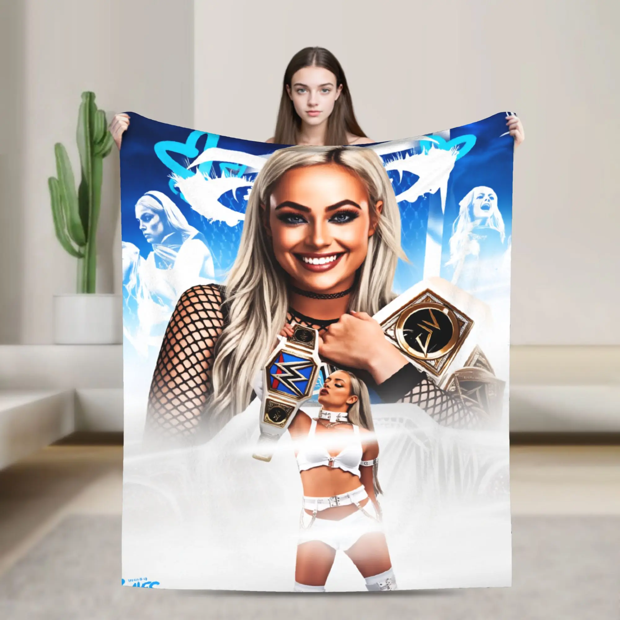 Liv Morgan Wrestling Flannel Blanket Super Soft Bedding Throws for Home Decor Decorative Pattern Bedspread Sofa Bed Cover
Liv Morgan Wrestling Flannel Blanket Super Soft Bedding Throws for Home Decor Decorative Pattern Bedspread Sofa Bed Cover