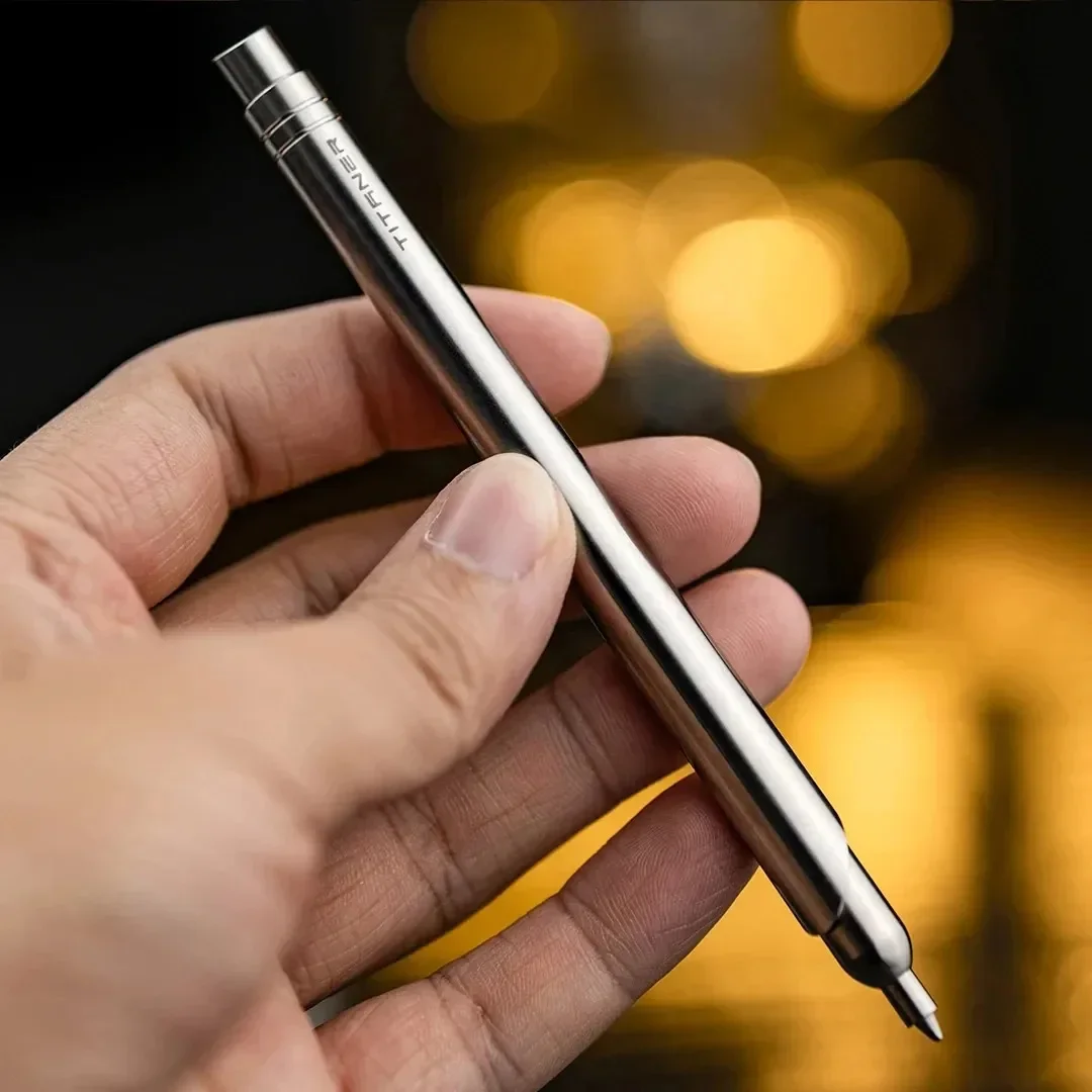 TITANER Titanium Pocket EDC Pen Conical 3D Pen Body Rotating Extendable Core
TITANER Titanium Pocket EDC Pen Conical 3D Pen Body Rotating Extendable Core