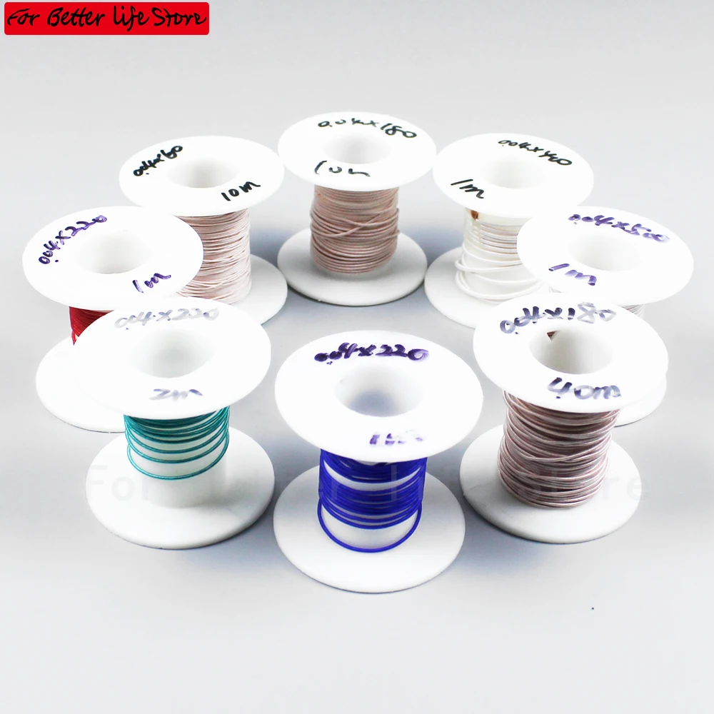 1 piece 0.04mm X 60-800 5-color Strands Litz Wire Enameled Copper Wire Litz Crystal Wires 0.04mm
1 piece 0.04mm X 60-800 5-color Strands Litz Wire Enameled Copper Wire Litz Crystal Wires 0.04mm