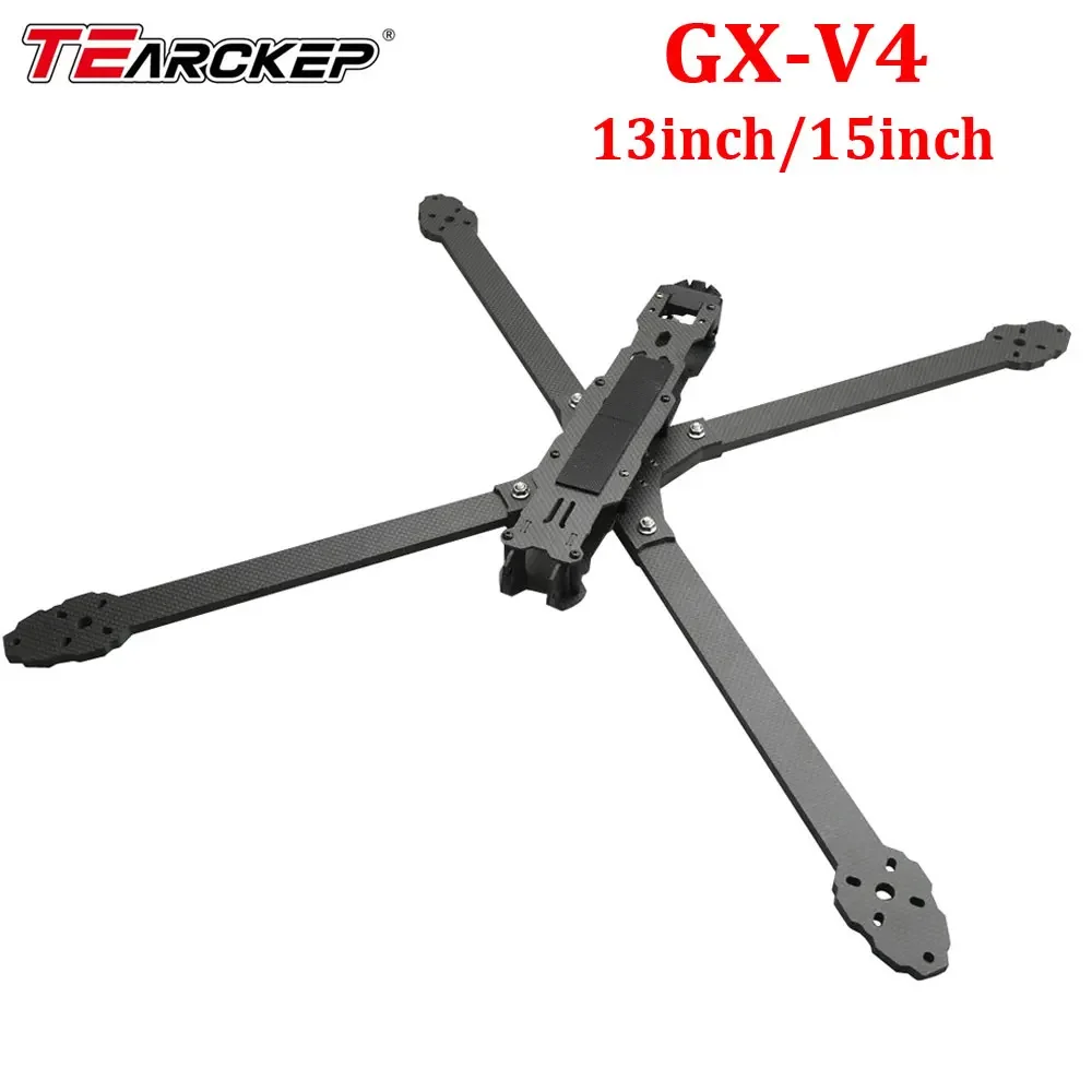 TEARCKEP GX-V4 13inch/15inch FPV Drone Frame KIT 590mm/660mm Carbon Fiber RC FPV Freestyle Long Range Racing Quadcopter Drones
TEARCKEP GX-V4 13inch/15inch FPV Drone Frame KIT 590mm/660mm Carbon Fiber RC FPV Freestyle Long Range Racing Quadcopter Drones