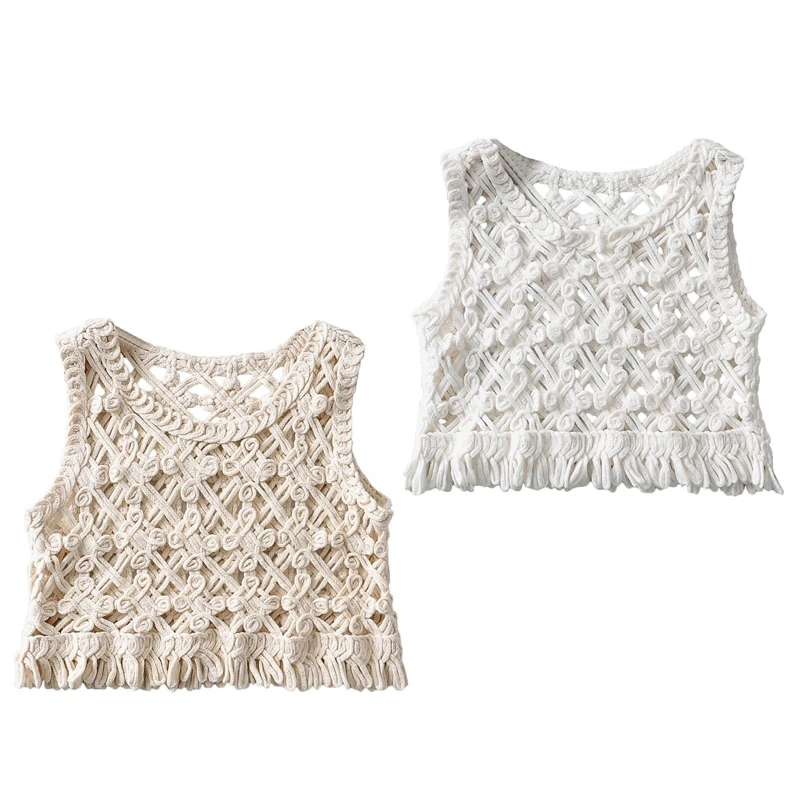 Women Vintage Crochet Sleeveless Crop for Tank Top Hollow Out Knit Diamond Plaid Floral Mini Sweater Vest Holiday Beach Up N7YE
Women Vintage Crochet Sleeveless Crop for Tank Top Hollow Out Knit Diamond Plaid Floral Mini Sweater Vest Holiday Beach Up N7YE