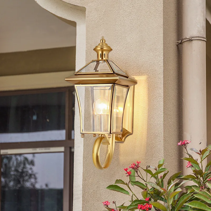 All-copper European-style Outdoor Waterproof Courtyard Wall Lamp High-end Villa Garden Outdoor Corridor Aisle Retro Exterior
All-copper European-style Outdoor Waterproof Courtyard Wall Lamp High-end Villa Garden Outdoor Corridor Aisle Retro Exterior