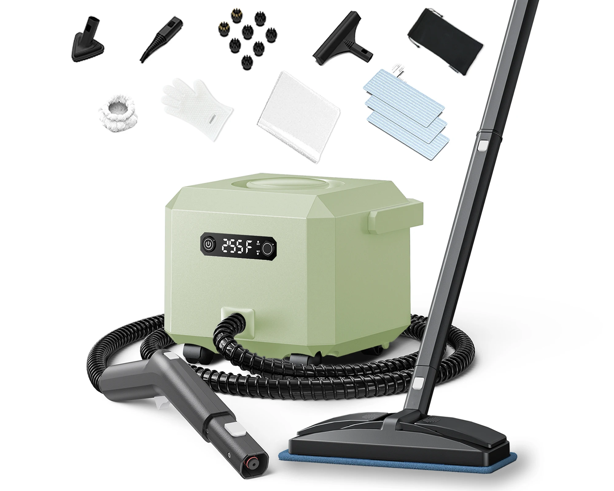 Electric Steam Cleaner 30-Second Heat-Up Detachable Hose Multipurpose Application For Car House Hotel-No Waiting Refill Anytime
Electric Steam Cleaner 30-Second Heat-Up Detachable Hose Multipurpose Application For Car House Hotel-No Waiting Refill Anytime