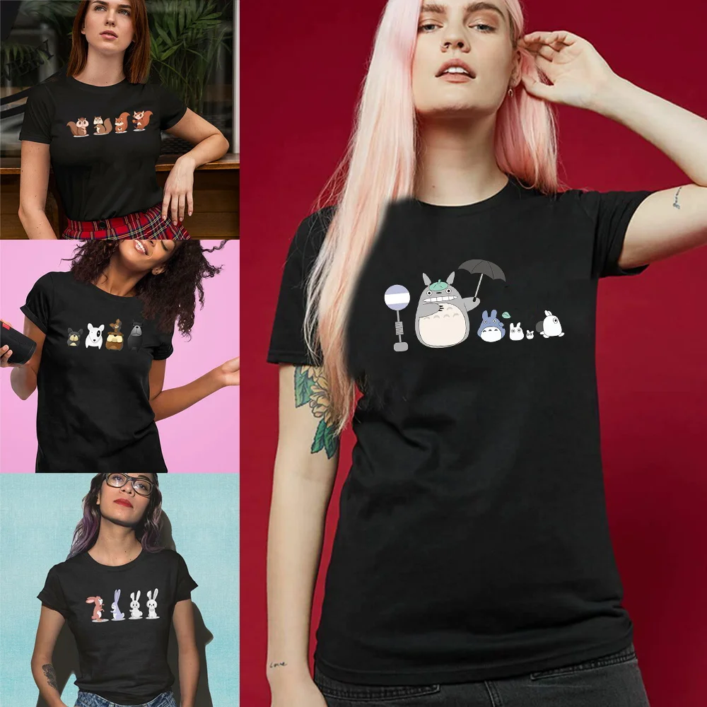 2024 Summer New Women Cartoon Printed Fashion T-Shirt Hip-Hop Trend Streetwear O-neck Short Sleeve Clothing Comfortable Pullover
2024 Summer New Women Cartoon Printed Fashion T-Shirt Hip-Hop Trend Streetwear O-neck Short Sleeve Clothing Comfortable Pullover