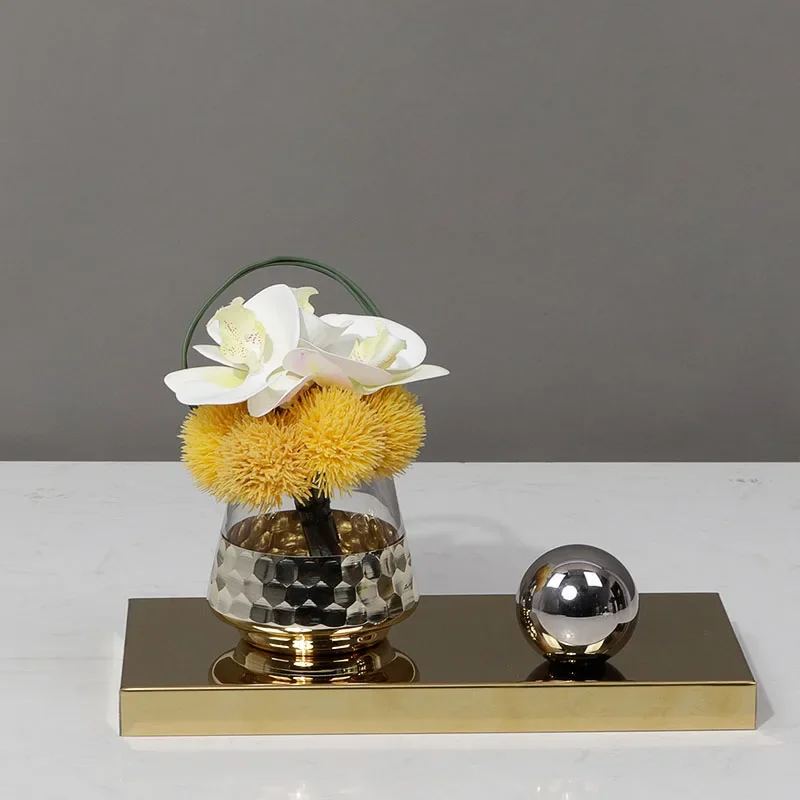 Light luxury model room simulation flower art bonsai ornament hotel sales office living room coffee table entrance dining
Light luxury model room simulation flower art bonsai ornament hotel sales office living room coffee table entrance dining