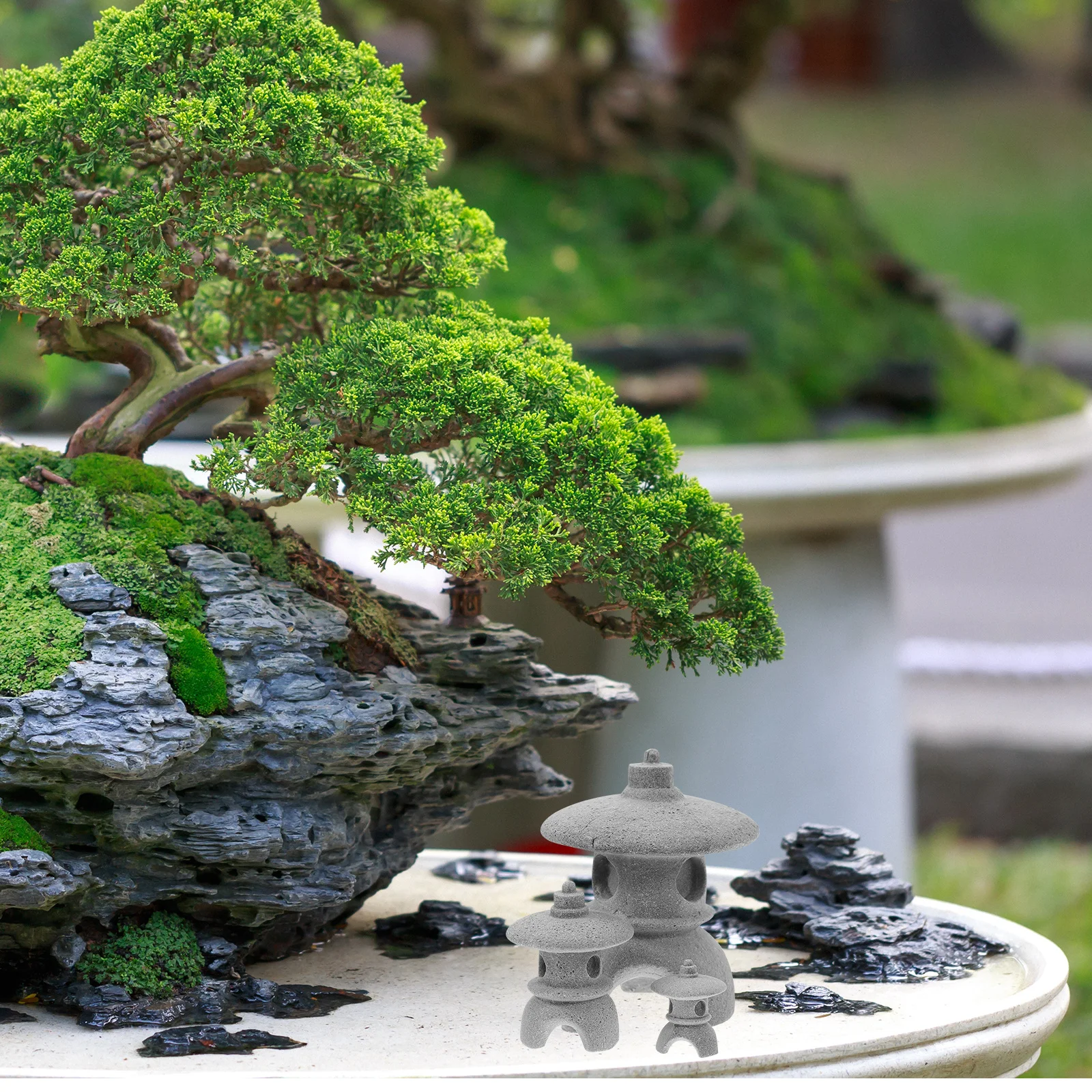 3Pcs Mini Sandstone Pagoda Ornament Durable Pavilion Decor for Garden Bonsai Tabletop Zen Garden Micro Landscape Decoration
3Pcs Mini Sandstone Pagoda Ornament Durable Pavilion Decor for Garden Bonsai Tabletop Zen Garden Micro Landscape Decoration