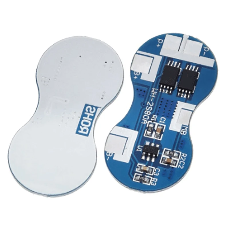 High Quality 2S 4A 7.4V Li-ion 18650 Lithium Battery Protection Board Dual String Protection Chip Electronic Components
High Quality 2S 4A 7.4V Li-ion 18650 Lithium Battery Protection Board Dual String Protection Chip Electronic Components