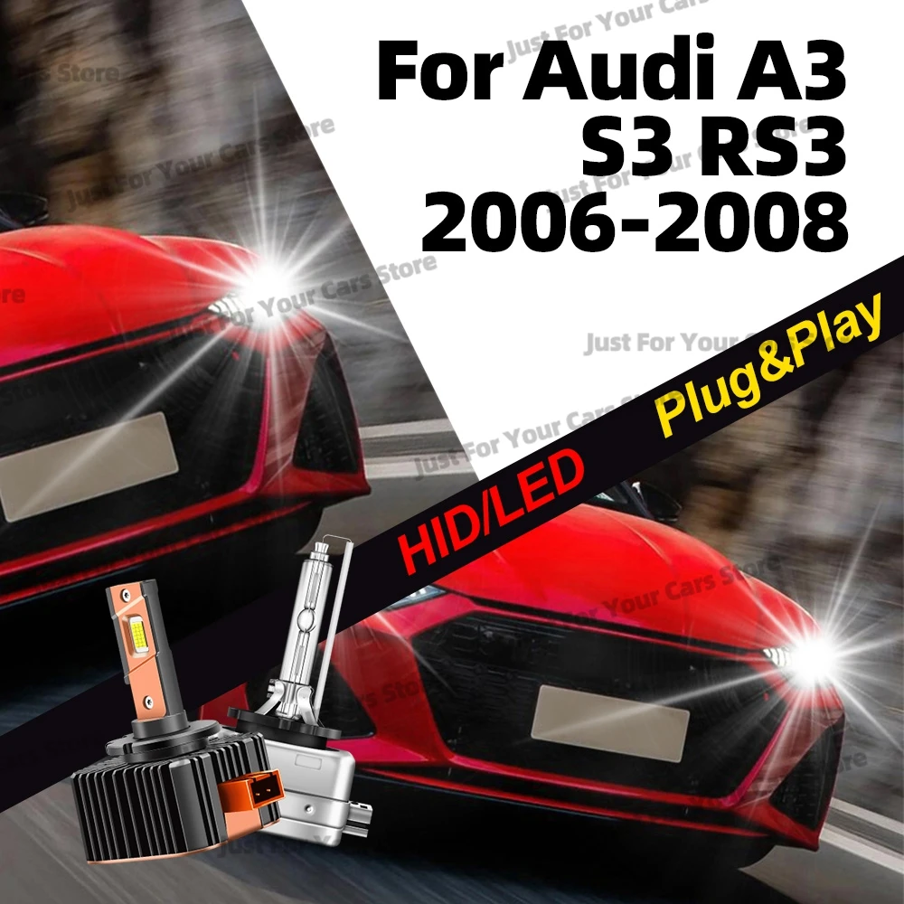 2x HID/LED лампы для фар D1 для Audi A3 S3 RS3 2006 2007 2008 Plug-N-Play D1S 6000K ярко-белые 12 В автомобильные фары
2x HID/LED лампы для фар D1 для Audi A3 S3 RS3 2006 2007 2008 Plug-N-Play D1S 6000K ярко-белые 12 В автомобильные фары