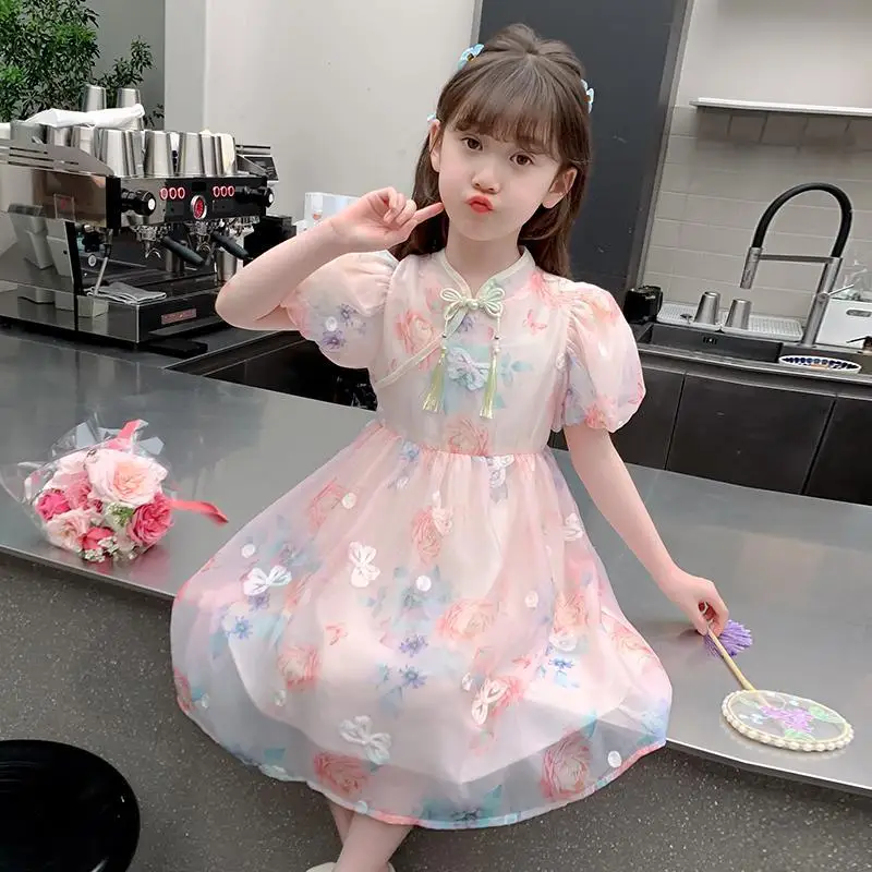 Girls Princess Dresses Summer Pink Sleeveless Dress with Bow Children Clothes Sweet Party Gown Flower Girl Dresses for Weddings
Girls Princess Dresses Summer Pink Sleeveless Dress with Bow Children Clothes Sweet Party Gown Flower Girl Dresses for Weddings