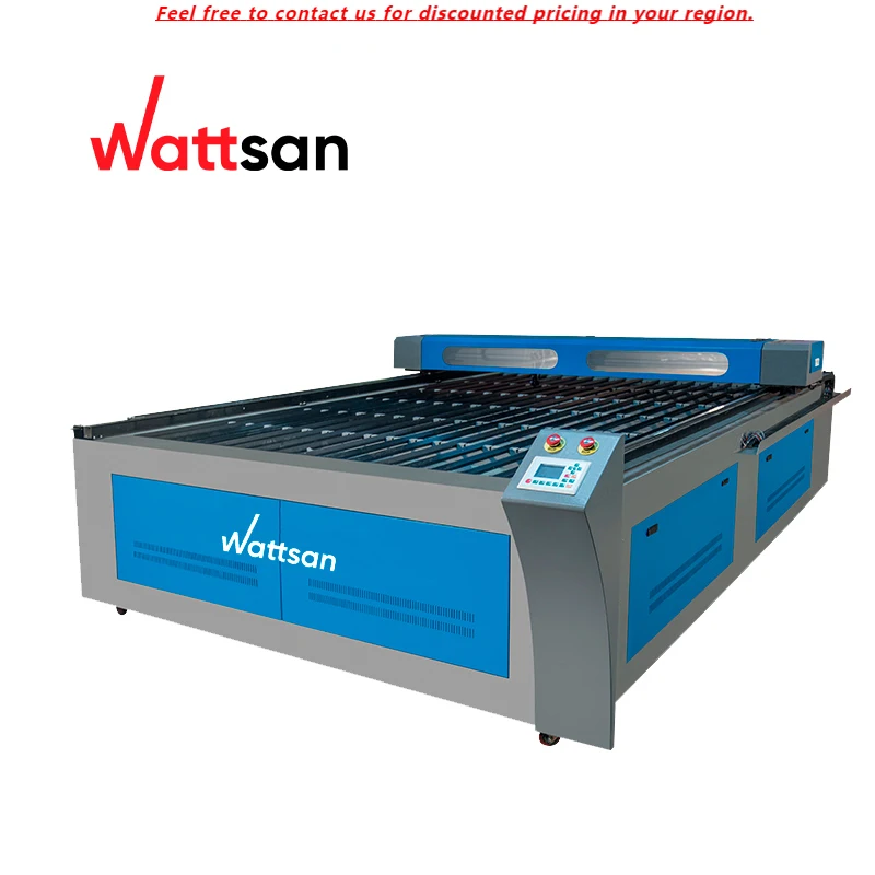 Wattsan 2030 Flat Bed CO2 Laser Cutting Engraving Machine Flatbed 3000*2000mm 100W 120W Water Cooling Large Industrial Wood
Wattsan 2030 Flat Bed CO2 Laser Cutting Engraving Machine Flatbed 3000*2000mm 100W 120W Water Cooling Large Industrial Wood
