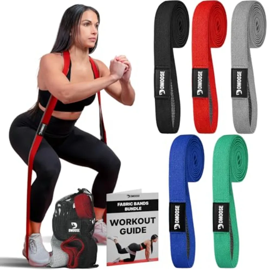 Fabric Resistance Bands for Full Body Exercises - Non-Slip Thick Cloth Stretch Band for Squats, Lunges and Bicep Curls - Resist
Fabric Resistance Bands for Full Body Exercises - Non-Slip Thick Cloth Stretch Band for Squats, Lunges and Bicep Curls - Resist