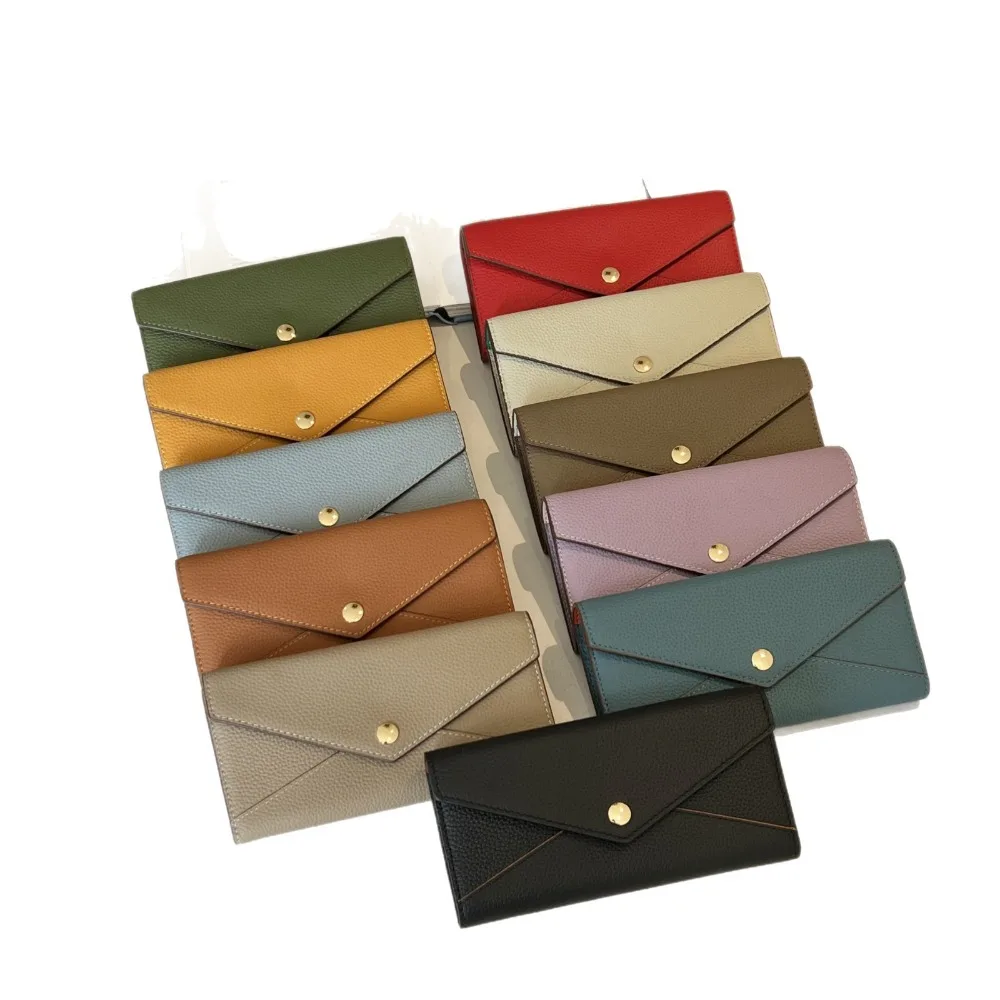 2025 Long Wallet For Women Luxury Genuine Leather Lychee Pattern Bag Fashion Designer Solid Color Cowhide Ladies Card Pouch
2025 Long Wallet For Women Luxury Genuine Leather Lychee Pattern Bag Fashion Designer Solid Color Cowhide Ladies Card Pouch