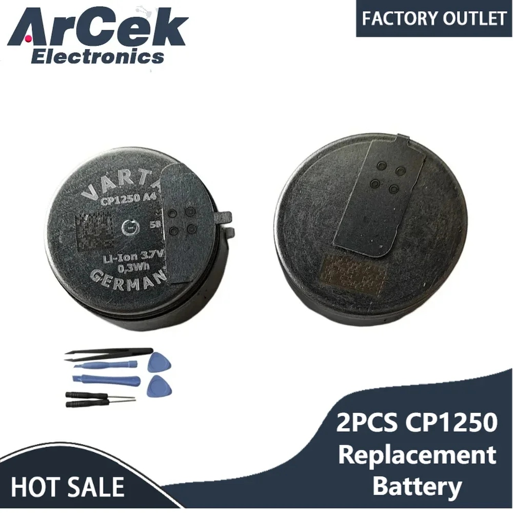 2PCS CP1250 A4 68mAh Replacement Battery 3.7V for WI-SP600N WF-SP700N WF-SP900 WF-1000XM3 WF-1000X TWS WF-XB700 Headphones
2PCS CP1250 A4 68mAh Replacement Battery 3.7V for WI-SP600N WF-SP700N WF-SP900 WF-1000XM3 WF-1000X TWS WF-XB700 Headphones