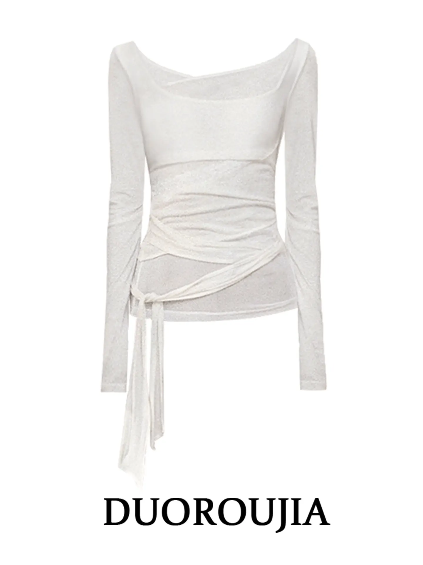 plus Size Casual Style Long Sleeve Slim Fit White T-Shirt Women's Autumn Top Uneven Design Inner Wear for Plump Women
plus Size Casual Style Long Sleeve Slim Fit White T-Shirt Women's Autumn Top Uneven Design Inner Wear for Plump Women