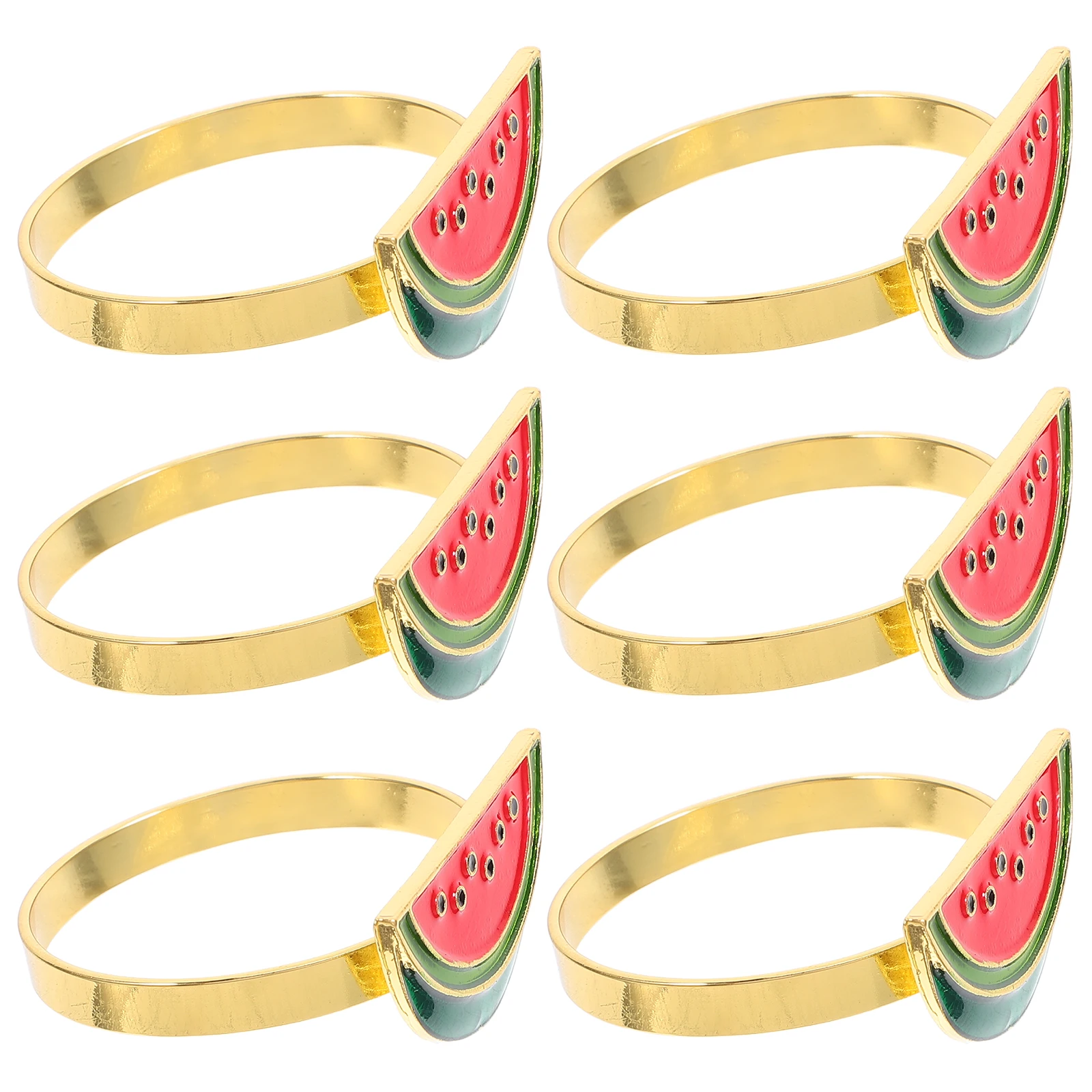 6 Pcs Watermelon Napkin Rings Reusable Fruit Serviette Buckles for Home Office Hotels Restaurants Bars Cafe Shops Stores
6 Pcs Watermelon Napkin Rings Reusable Fruit Serviette Buckles for Home Office Hotels Restaurants Bars Cafe Shops Stores