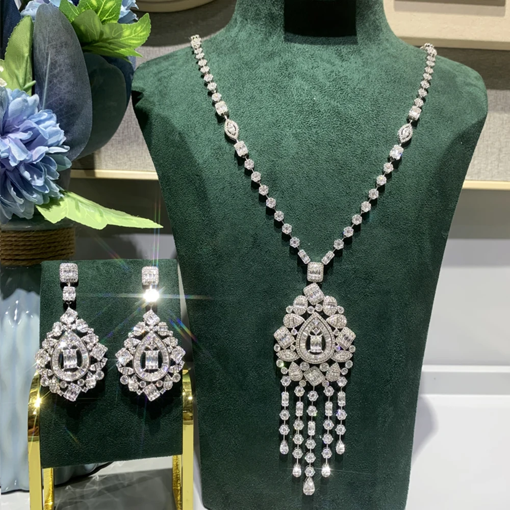 GODKI New UAE Square Charms 2PCS Bridal Jewelry Set For Women Wedding Cubic Zirconia Dubai Indian jewelry Sets
GODKI New UAE Square Charms 2PCS Bridal Jewelry Set For Women Wedding Cubic Zirconia Dubai Indian jewelry Sets