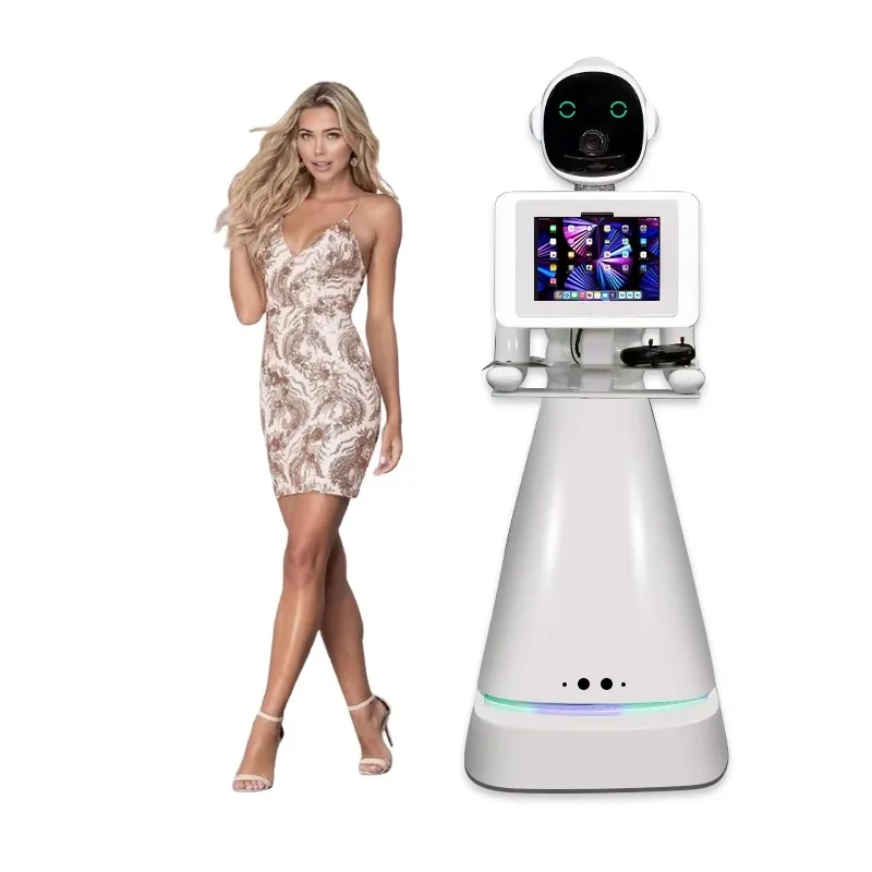 Fashion Popular Roamer Photo Booth Robot Wireless Automatic Rotating Selfie Robot Mobile Photo Booth for Events Parties
Fashion Popular Roamer Photo Booth Robot Wireless Automatic Rotating Selfie Robot Mobile Photo Booth for Events Parties