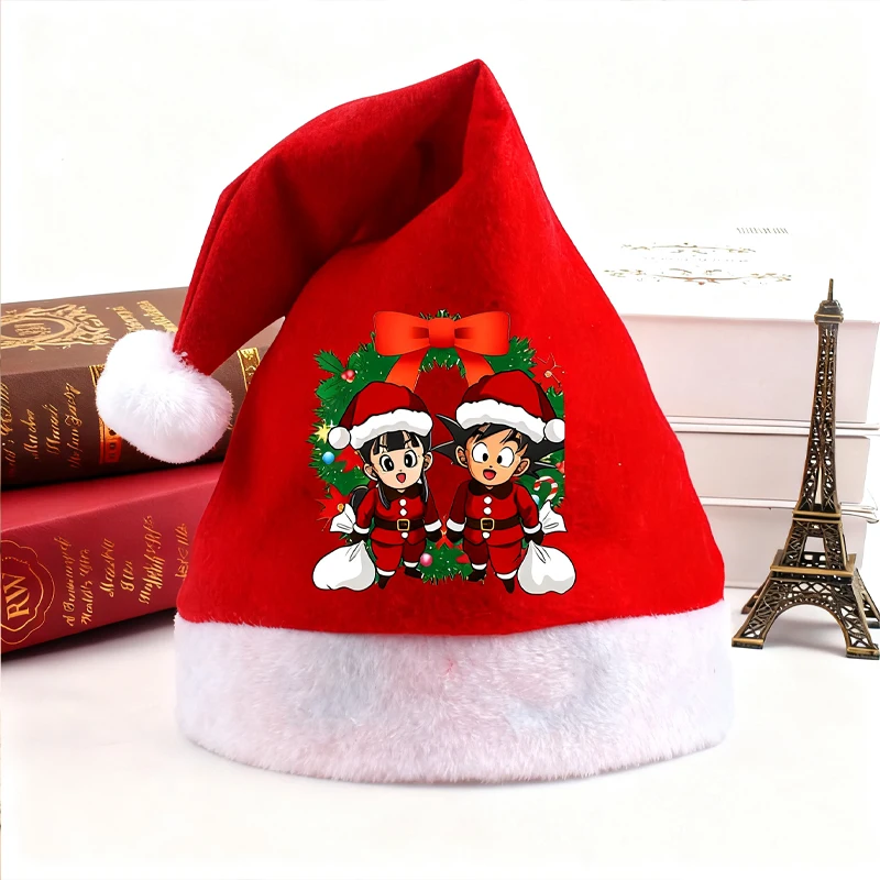 Рождественская шапка Dragon Ball для взрослых и детей, шапка для ролевых игр, украшение для дома, вечеринки, красная плюшевая рождественская шапка, детский рождественский подарок
Рождественская шапка Dragon Ball для взрослых и детей, шапка для ролевых игр, украшение для дома, вечеринки, красная плюшевая рождественская шапка, детский рождественский подарок