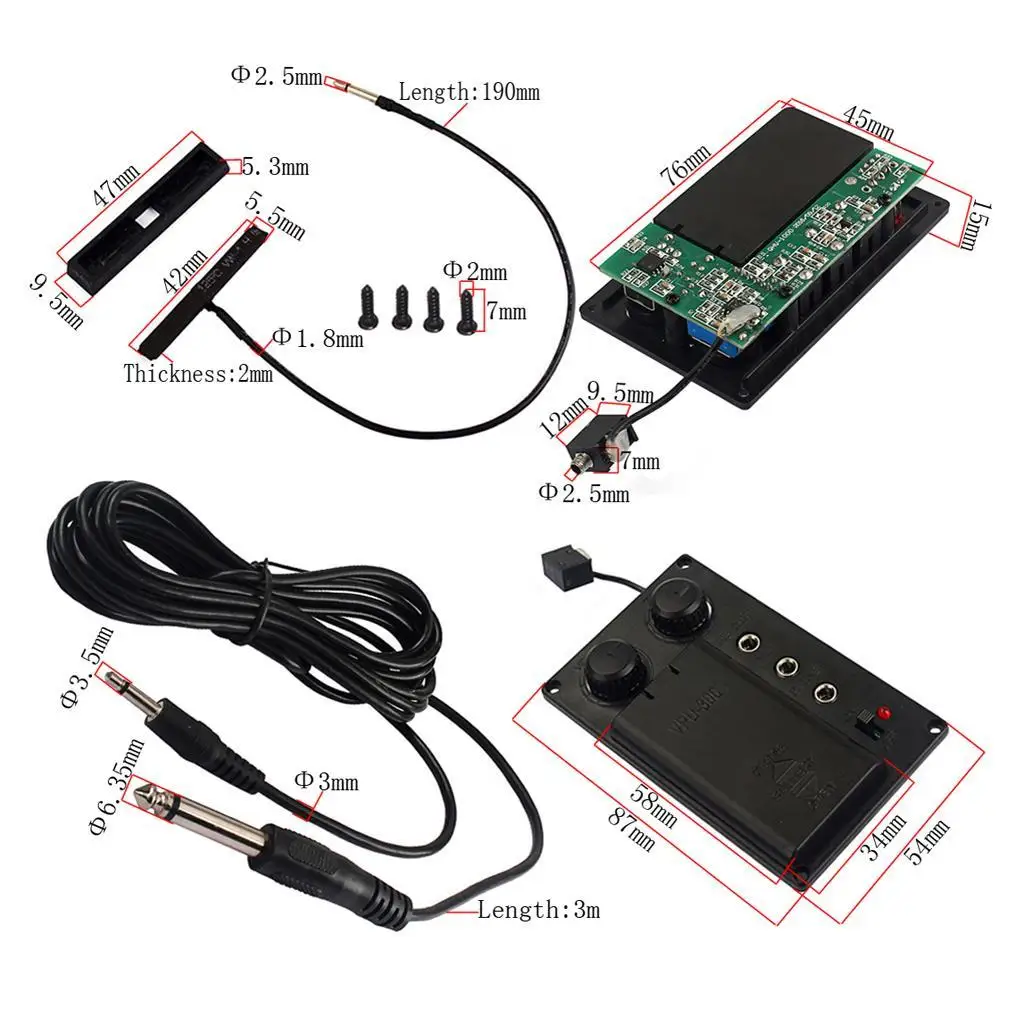 Electric Violin EQ Pickup Black Metal 4 String Violin Accessory Output Cable for Professional Violin
Electric Violin EQ Pickup Black Metal 4 String Violin Accessory Output Cable for Professional Violin