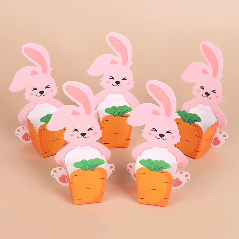 5/10/30Pcs Cute Easter Paper Basket Bunny Chick Party Easter Eggs DIY Rabbit Candy Box Happy 2025 Easter Day Party Gifts Decor
5/10/30Pcs Cute Easter Paper Basket Bunny Chick Party Easter Eggs DIY Rabbit Candy Box Happy 2025 Easter Day Party Gifts Decor