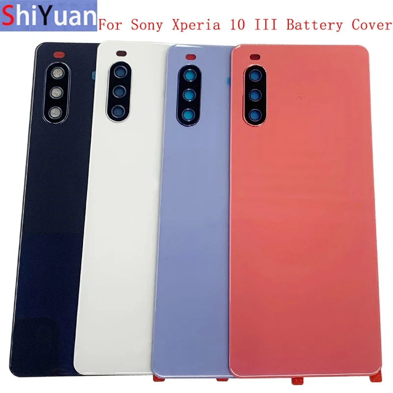 Battery Cover Rear Door Panel Housing Case For Sony Xperia 10 III Back Cover with Camera Lens Replacement Parts
Battery Cover Rear Door Panel Housing Case For Sony Xperia 10 III Back Cover with Camera Lens Replacement Parts