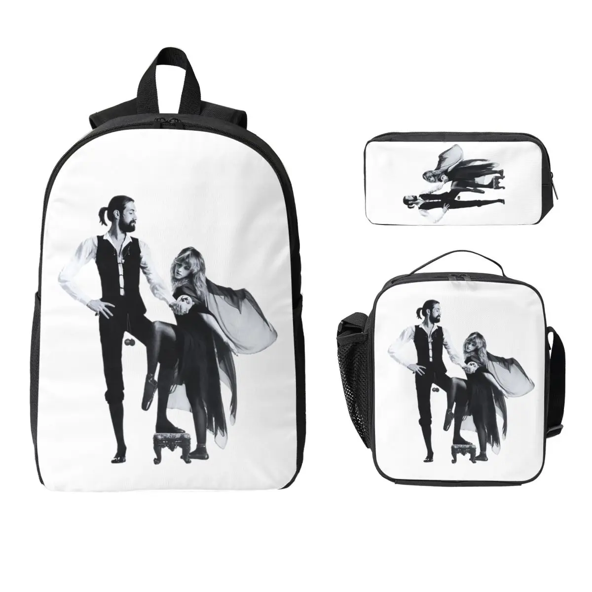 Рюкзак FLEETWOOD MAC Rumours, студенческая сумка для книг для мальчиков и девочек, школьная сумка, компьютерные сумки на плечо, 3 шт., изолированная сумка для обеда, пенал
Рюкзак FLEETWOOD MAC Rumours, студенческая сумка для книг для мальчиков и девочек, школьная сумка, компьютерные сумки на плечо, 3 шт., изолированная сумка для обеда, пенал