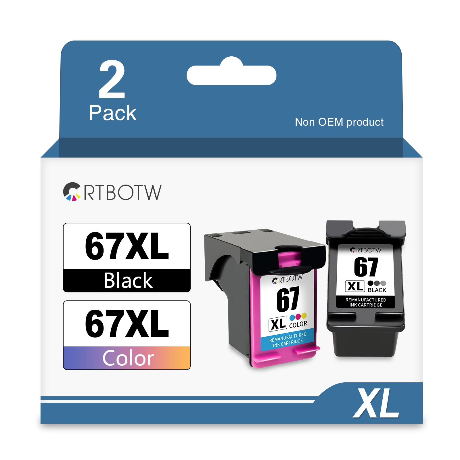 67XL Ink Cartridge Replacement For HP 67 XL For HP67 Deskjet Plus 4140 4152 4155 4158 1225 2732 2752 1225 Printer
67XL Ink Cartridge Replacement For HP 67 XL For HP67 Deskjet Plus 4140 4152 4155 4158 1225 2732 2752 1225 Printer