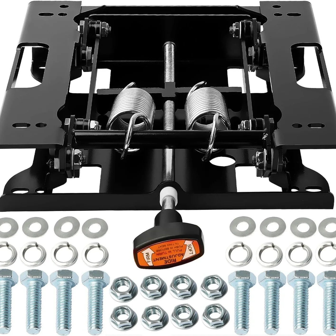 Seat Suspension Kit Turning Lawn Mower Tractor Universal 2.85 "Height
Seat Suspension Kit Turning Lawn Mower Tractor Universal 2.85 "Height