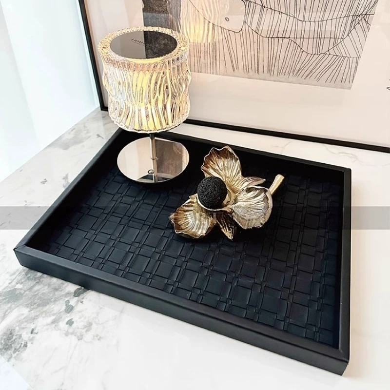 Vintage Leather Serving Tray Decorative Desktop Organizer for Living Room Bedroom Vanity Tray Elegant Entryway Key Storage
Vintage Leather Serving Tray Decorative Desktop Organizer for Living Room Bedroom Vanity Tray Elegant Entryway Key Storage