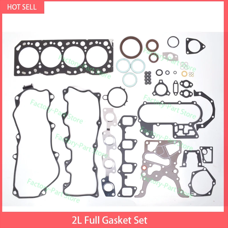 2L Full Gasket Kit Set For Toyota 2L With Cylinder Head Gasket Engine 04111-54050 Overhaul Rebuild Kit
2L Full Gasket Kit Set For Toyota 2L With Cylinder Head Gasket Engine 04111-54050 Overhaul Rebuild Kit