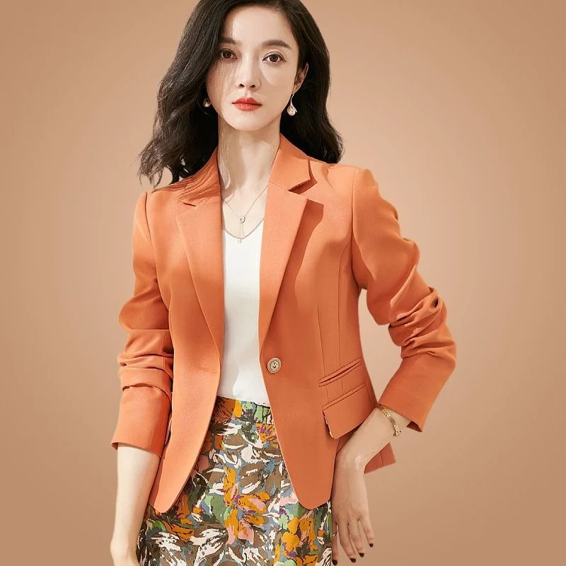 Korean High End Solid Color Suit Women Spring/Summer 2025 New Fashion Age Reducing Westernized Temperament Short Slim Blazer Ses
Korean High End Solid Color Suit Women Spring/Summer 2025 New Fashion Age Reducing Westernized Temperament Short Slim Blazer Ses